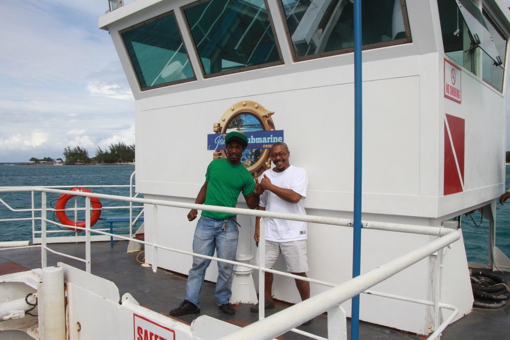 Darrell and Pablo - Jamaica Submarine Adventure, Discovery Bay, Jamaica